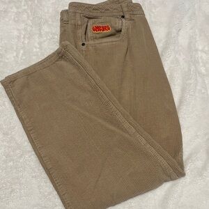 Khaki Courduroy Empyre Skate Pants